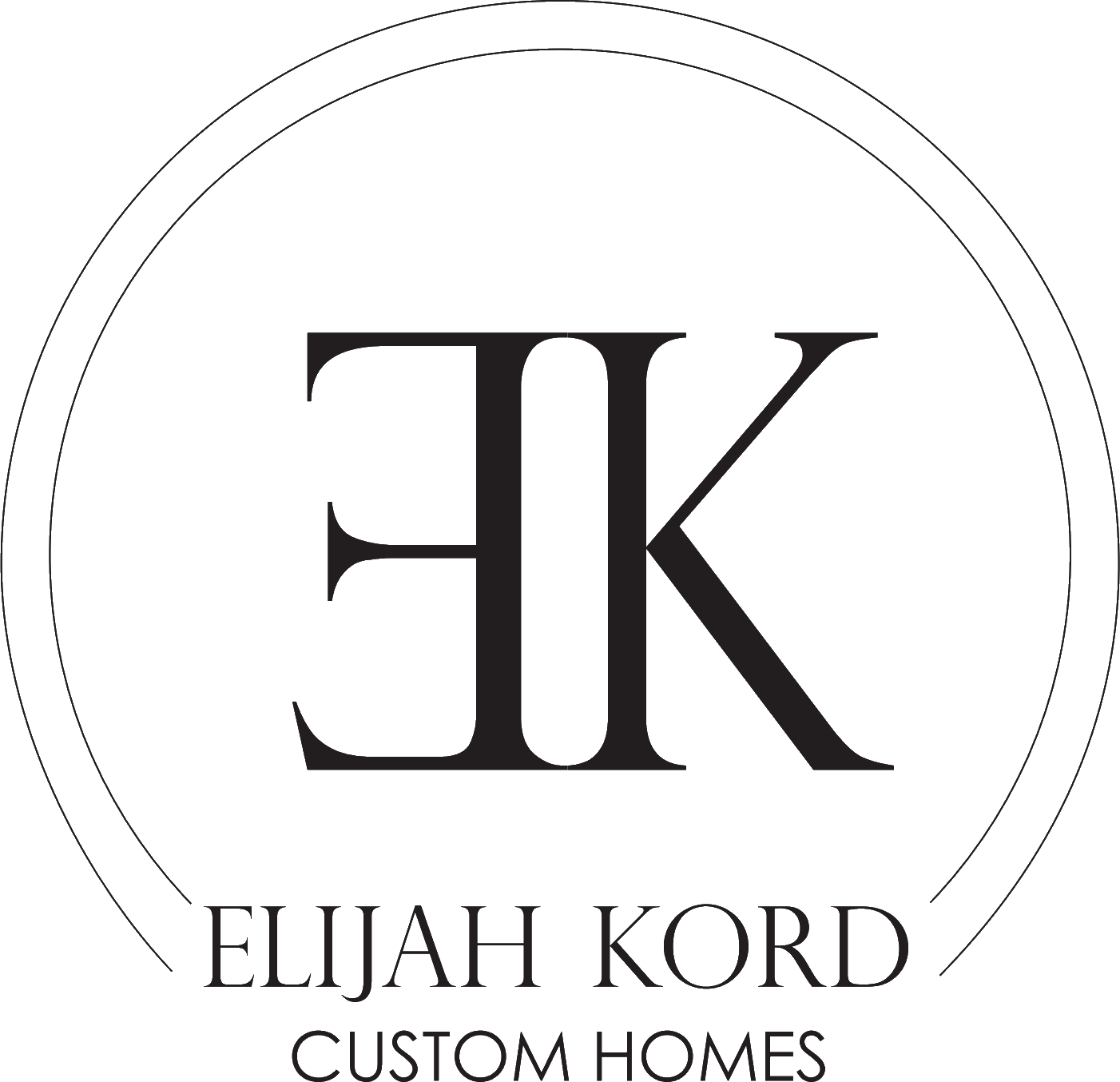 a black circle with a letter in it